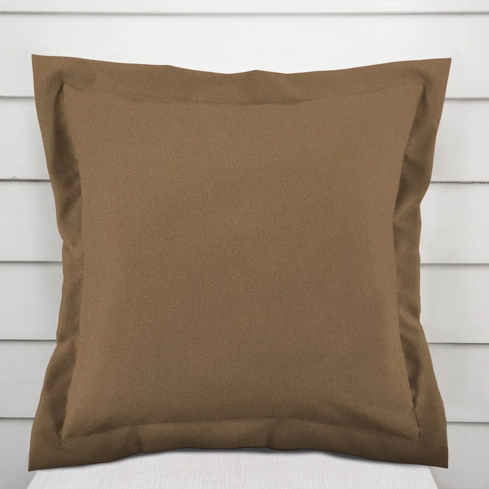 Biante Dekoračná obliečka na vankúš s lemom BKS-405 Okrovo hnedá 50 x 50 cm