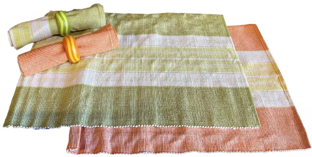Praktický set prestierania 32x47 cm s obrúskom 40x40 cm FOOD Farba: Oranžová