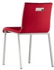 Židle Kuadra XL 2491 (Červená)  Kuadra XL 2491 Pedrali