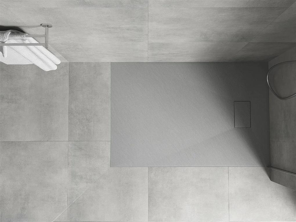 Mexen Hugo, SMC obdĺžniková sprchová vanička 110 x 90 cm, šedá, 42619011