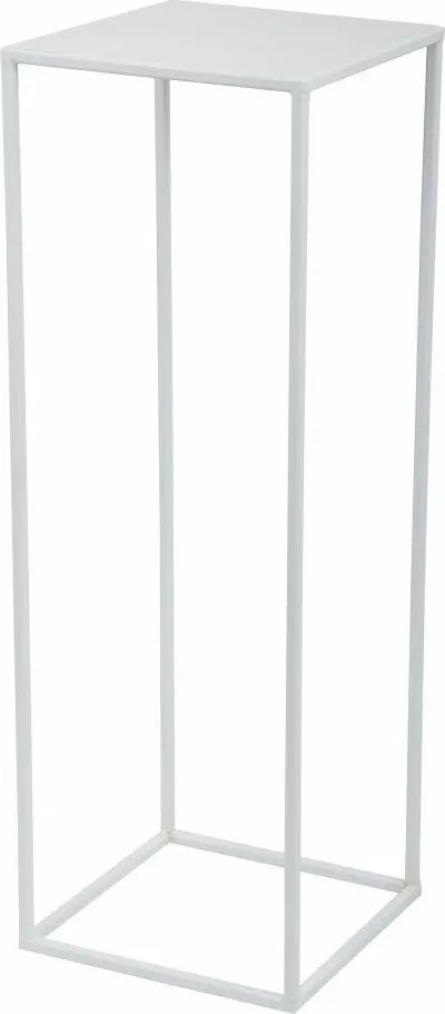 STOJAN NA KVETINÁČ SIMPLE 70X24X24 CM BIELA