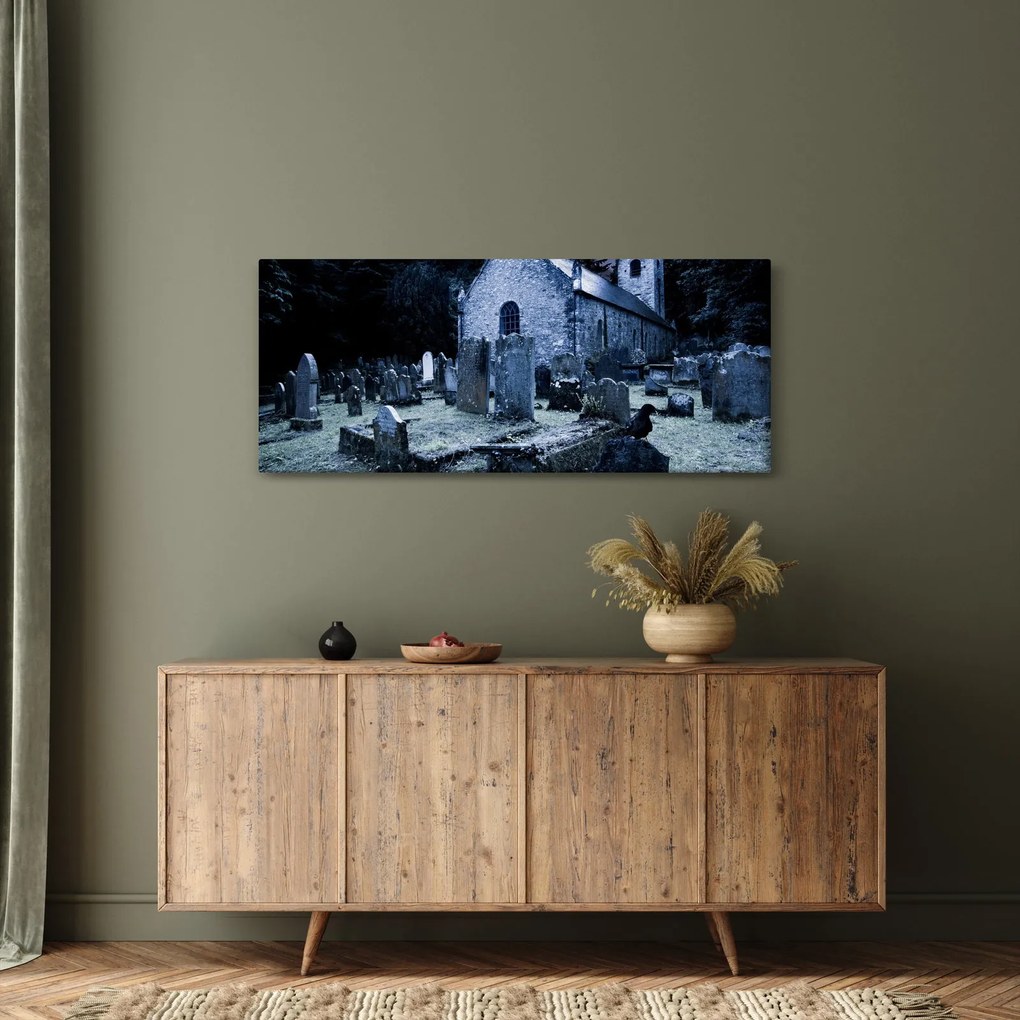 Obraz - Temná noc (120x50 cm)