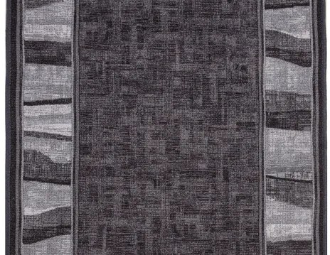 Koberce Breno Behúň LINEA 97, šíře role 67 cm, sivá