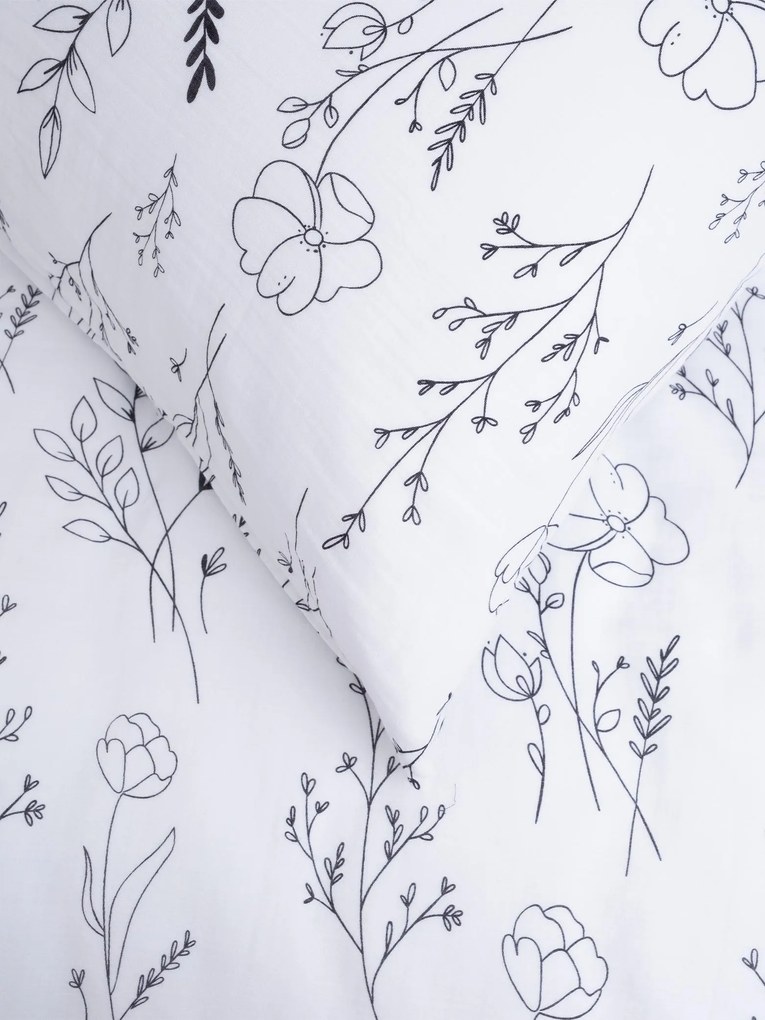 Mušelínová obliečka na vankúš 50 × 70 cm – Caterine
