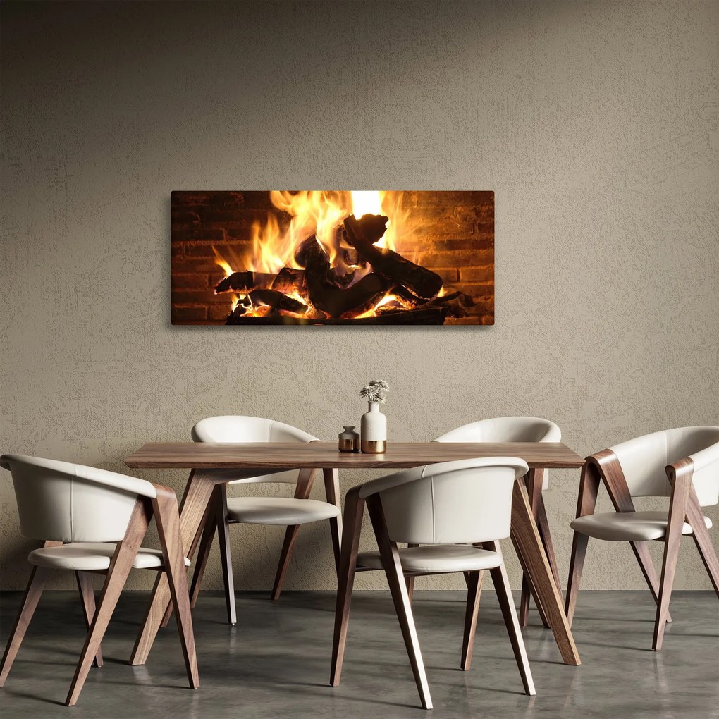 Obraz - Oheň (120x50 cm)
