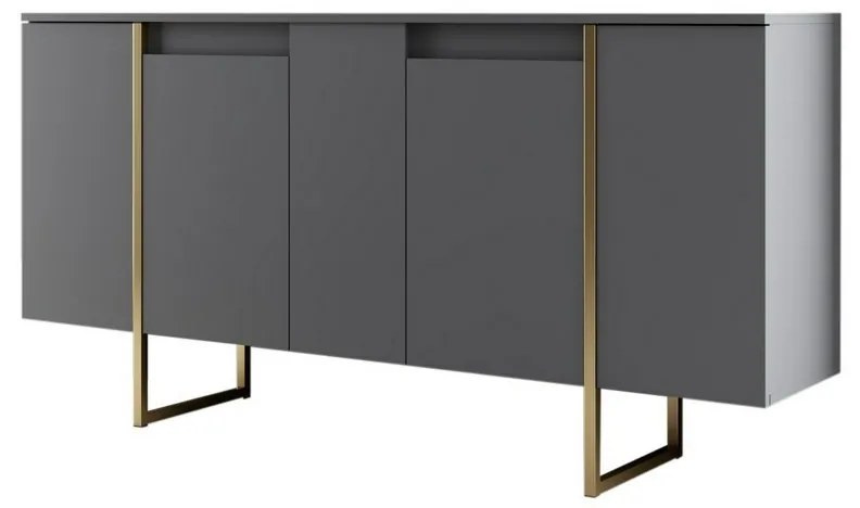 Skrinka Luxe Anthracite and Gold