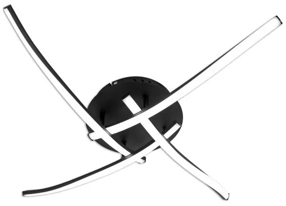 Brilagi - LED stropné svietidlo STRIPES LED/32W/230V čierna