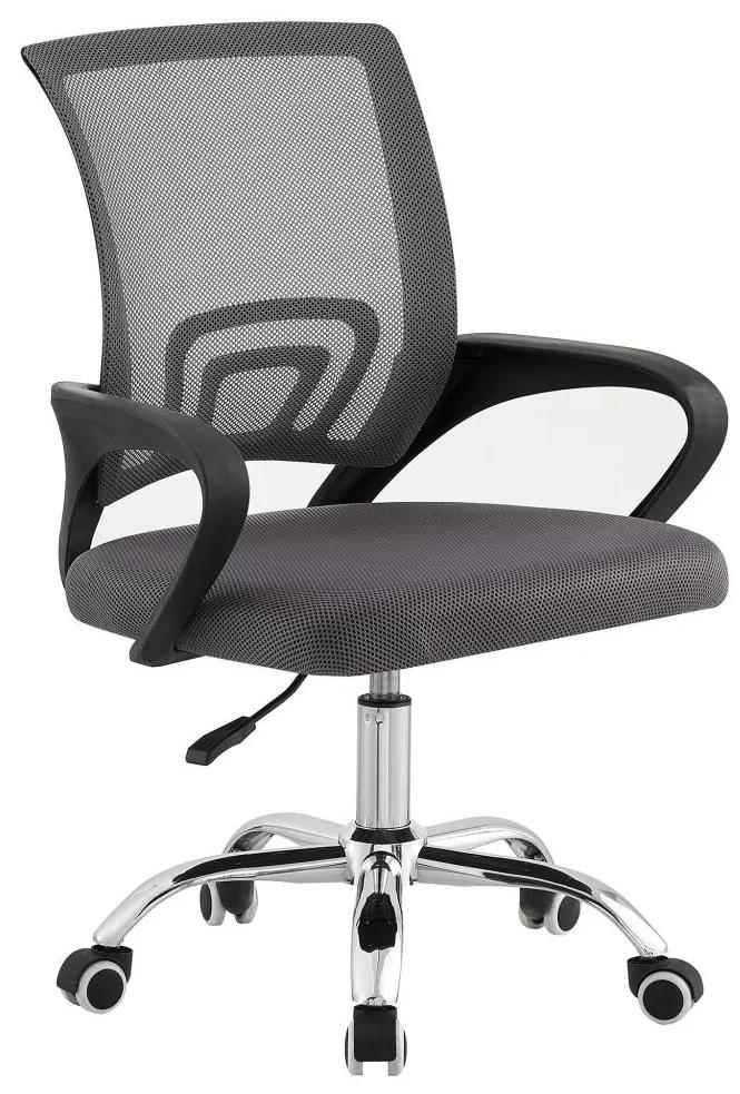 Tempo Kondela Kancelárska stolička, sivá/čierna, DEX 4 NEW