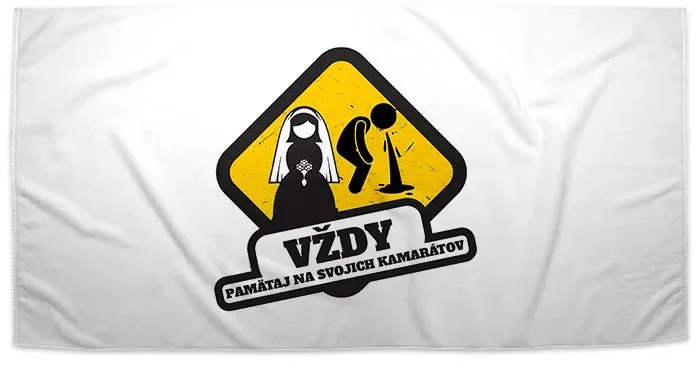 Sablio Uterák Vždy pamätaj na svojich kamarátov - 70x140 cm