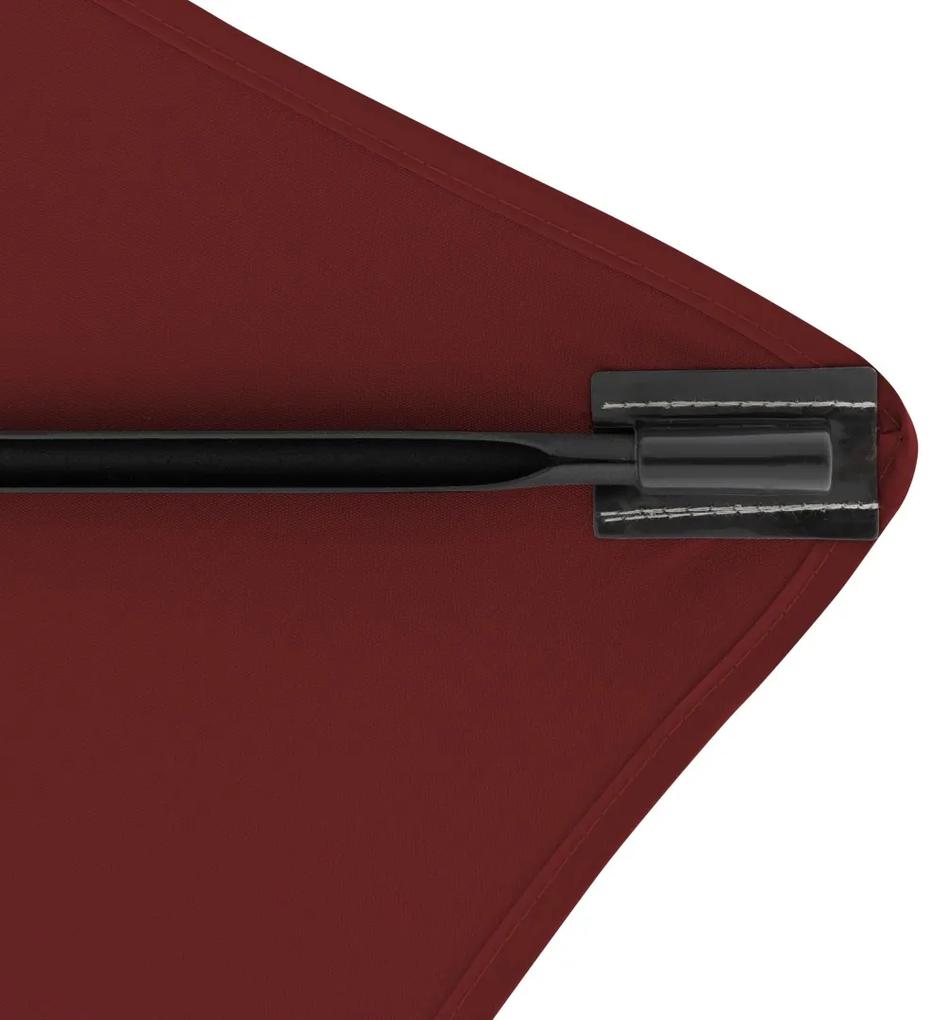 Doppler ACTIVE 200 x 120 cm - obdĺžnikový slnečník so stredovou nohou tehlová (terakota - kód farby 833)