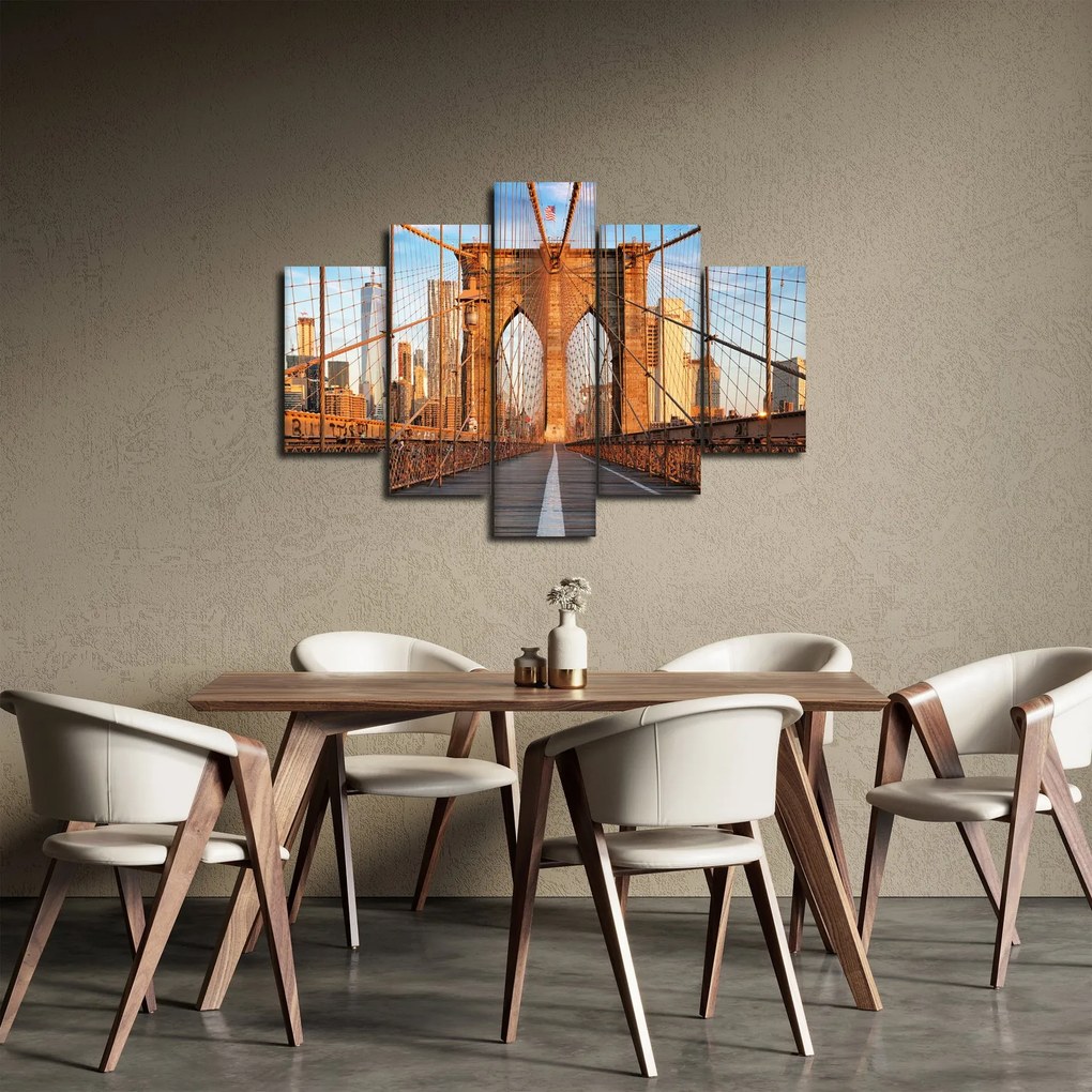 Obraz - Brooklynský most (150x105 cm)