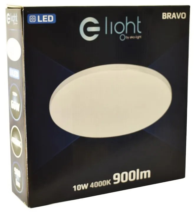Stropné LED svietidlo Bravo, 1x LED 10w, 4000k, ch