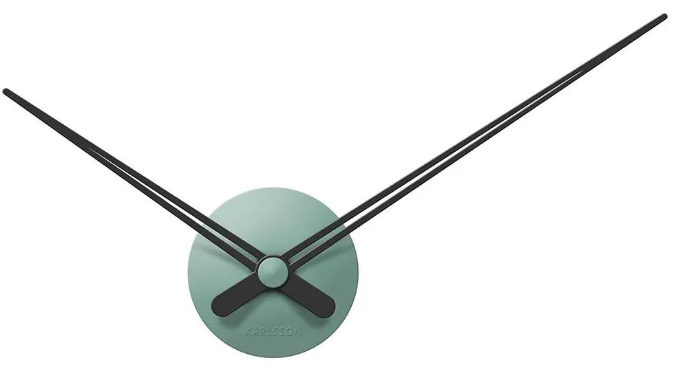 Nástenné hodiny LBT mini Sharp zelené ∅ 44 cm