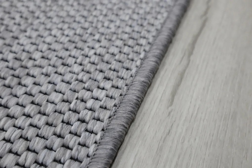 Behúň na mieru Nature platina, šíre 120 cm, šedá, chodba / predsieň, Timzo