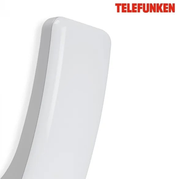 Telefunken 311604TF - LED Vonkajšie nástenné svietidlo LED/15W/230V IP44 strieborná
