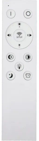 Fulgur s-43041- LED stmievateľné svietidlo NOMY-RC LED/50W/230V 3000/4000/6500K IP40 biela+DO