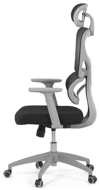 BONTEC Kancelárska stolička, hojdací mechanizmus, čierna, KA-K2081 BK Farba: Šedá