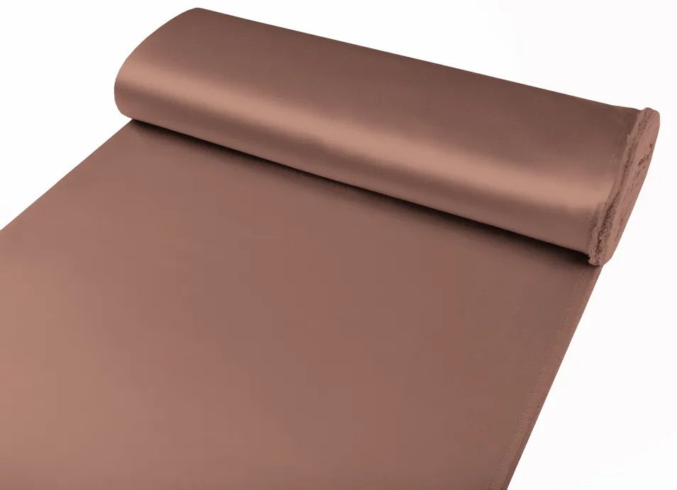 Biante Saténový záves LUX-L048 Bronzovo hnedý 140x190 cm
