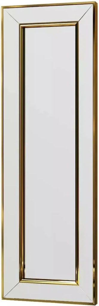 Zrkadlo Carlos Gold 30 x 90 cm