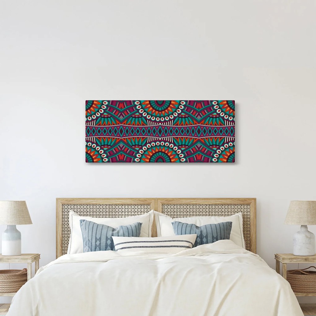 Obraz ornamentálne abstrakcie (120x50 cm)