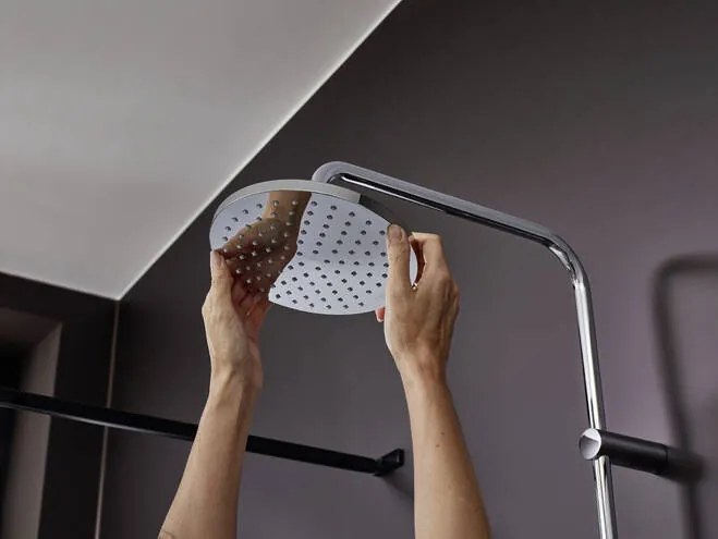 Hansgrohe Vernis Blend, termostatická sprchová súprava, hlavová sprcha + ručná sprcha, chrómová, HAN-26276000