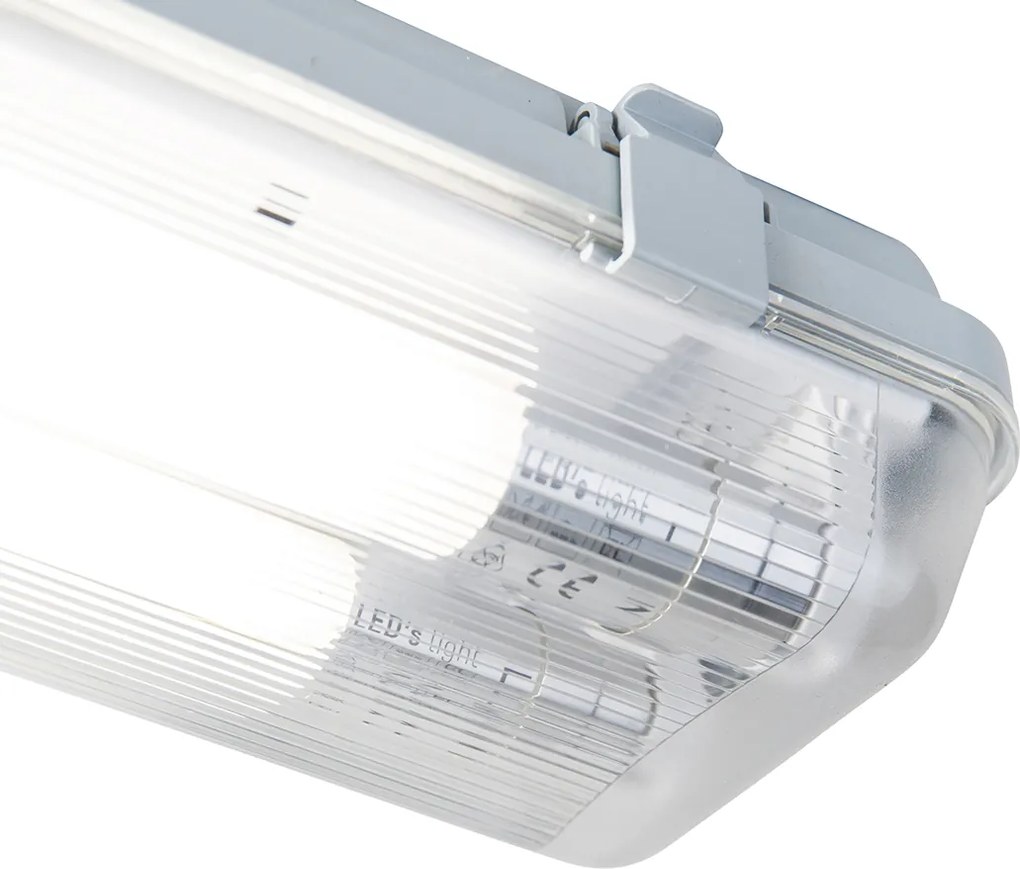TL svietidlo sivé vrátane LED 15W 2250 lm 4000K IP65 - Base