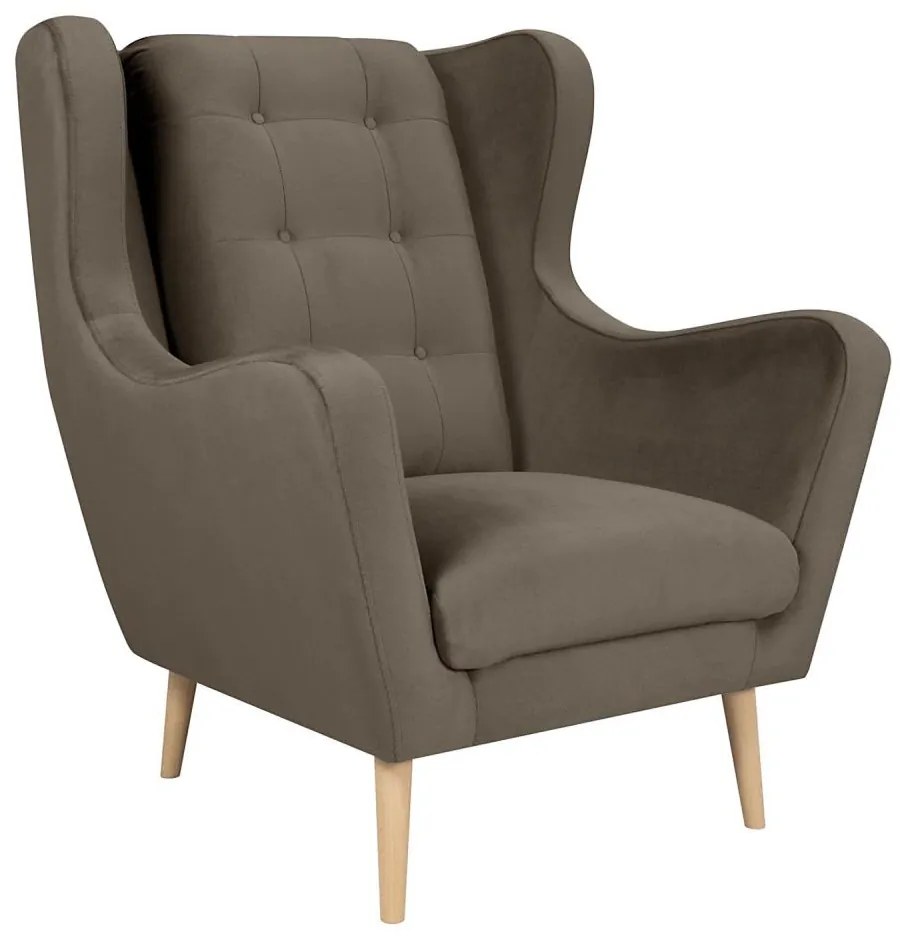 Kreslo OMI XXL hnedé