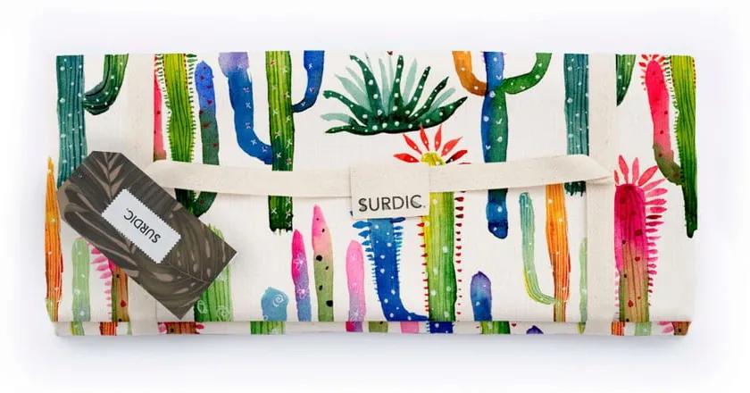 Pikniková deka Surdic Manta Picnic Watercolor Cactus, 170 x 140 cm