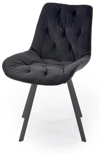 OTOČNÁ JEDÁLENSKÁ STOLIČKA TIARA ČIERNA