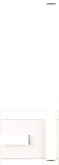 Biele LED stropné svietidlo 16x54 cm Viale – Trio