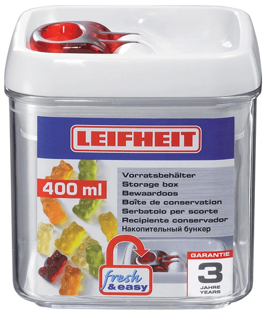 LEIFHEIT Fresh & Easy Dóza na potraviny hranatá 400 ml 31207