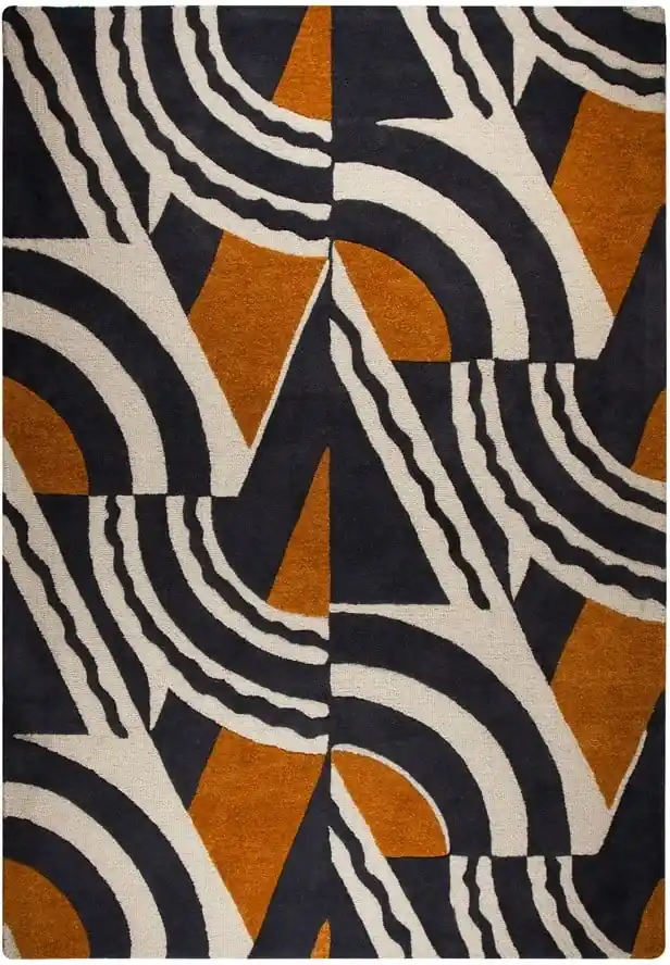 Hnedo-oranžový ručne tkaný koberec Flair Rugs Rythm Lifestyle, 200 × 290 cm  | BIANO