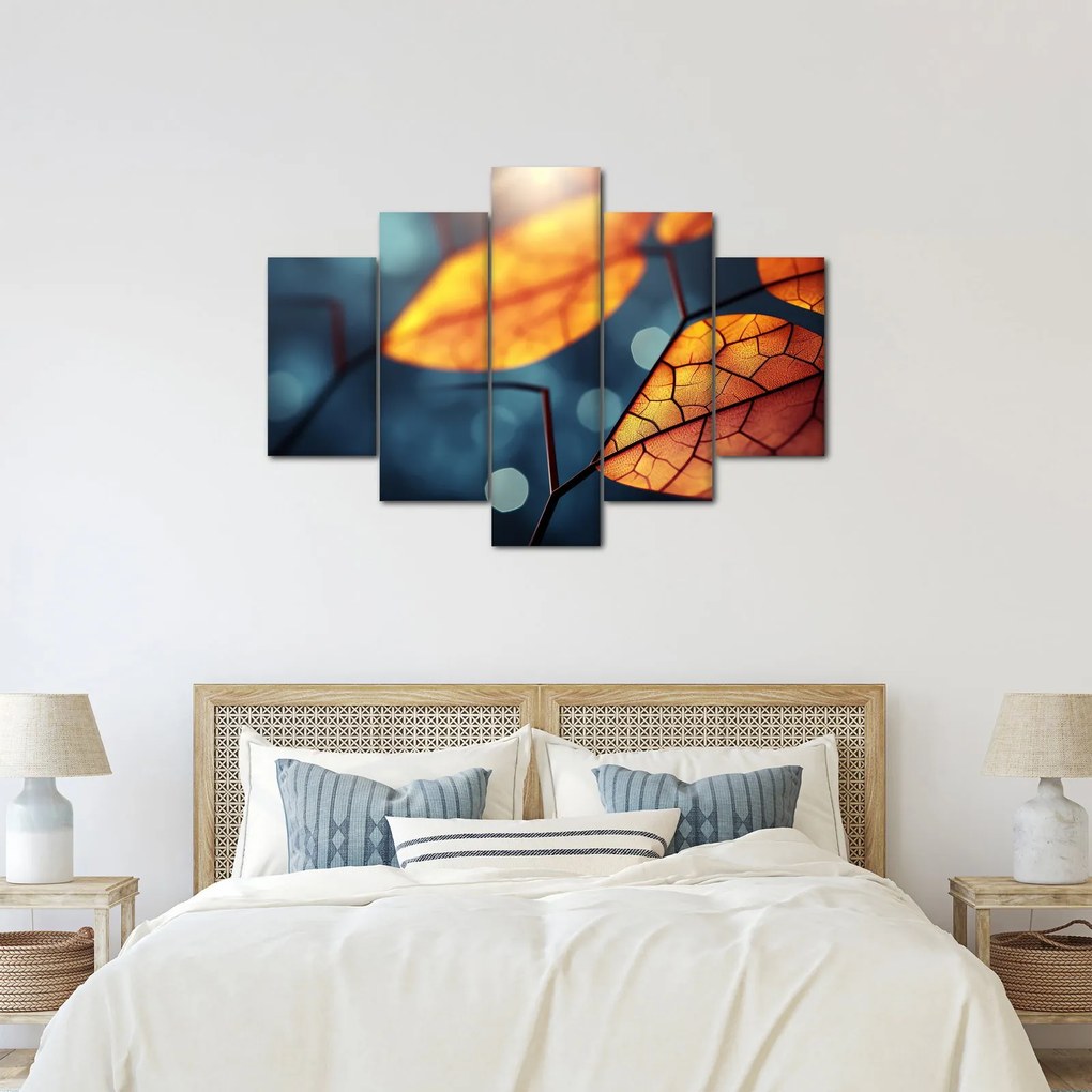 Obraz - Textúra listov (150x105 cm)