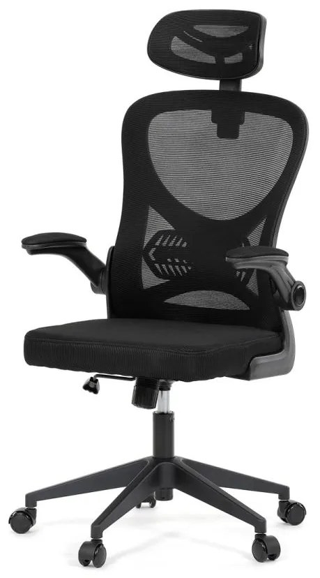 Kancelárske kreslo KA-K2021 BK, čierna sieťovina
