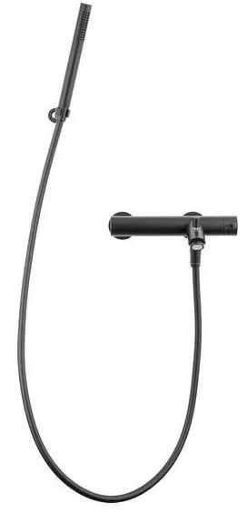 Paffoni - Vaňová sada s batériou LIGHT čierna