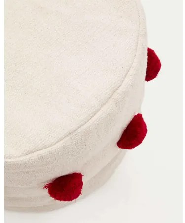 MANUA detský puf Červená