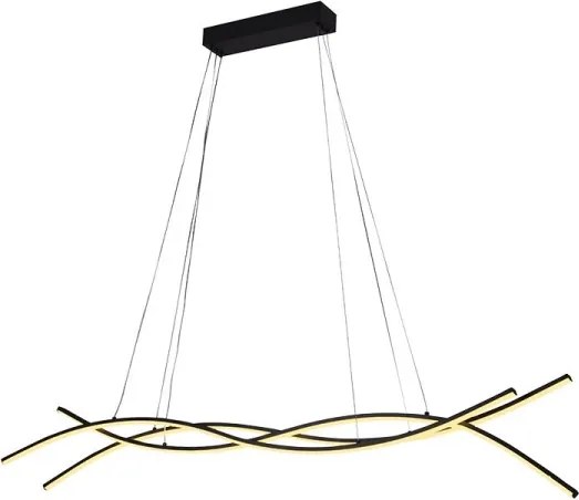 LED Stmievateľný luster na lanku LED/80W/230V 3000-6500K + diaľkové ovládanie