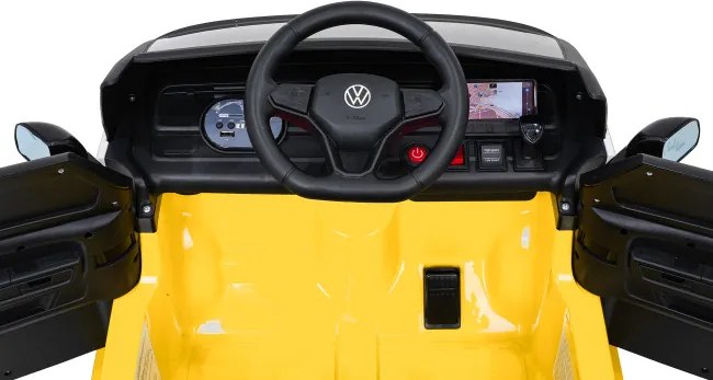 Elektrické autíčko Volkswagen ID BUZZ žlté
