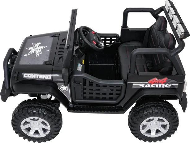 Elektrické autíčko Jeep BEAST 4x4 čierne