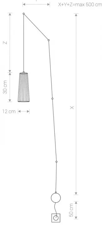 DOVER BLACK I 9264, h470 cm