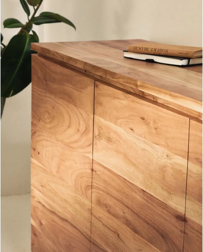 Komoda z masívu akácie v prírodnej farbe 200x88x40 cm Uxue – Kave Home