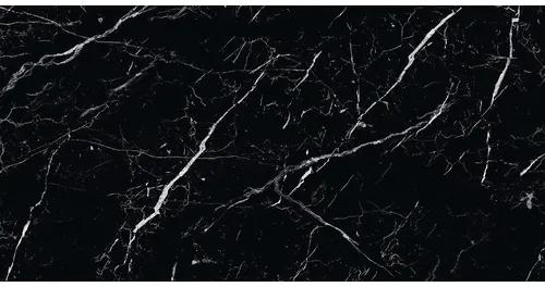 Dlažba imitácia mramoru Simmba 60 x 120 cm čierna