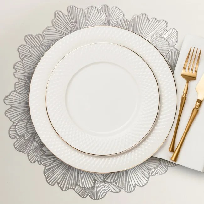 Podložka pod tanier LAURA strieborná