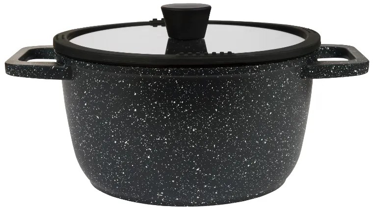 Silvercrest® Hrniec z hliníkovej zliatiny, 24 cm (čierna žula) (100390959)