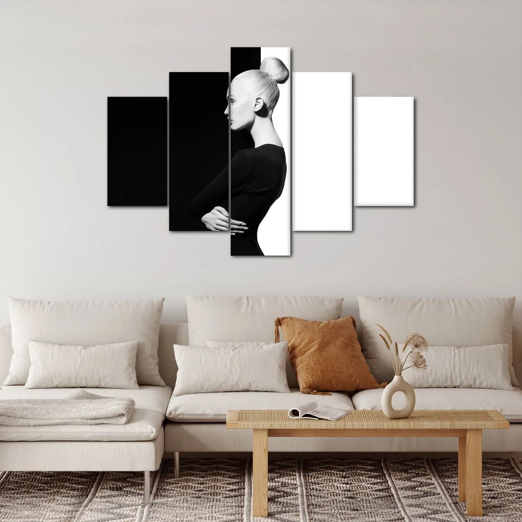 Obrázok - Žena á la jin a jang (150x105 cm)