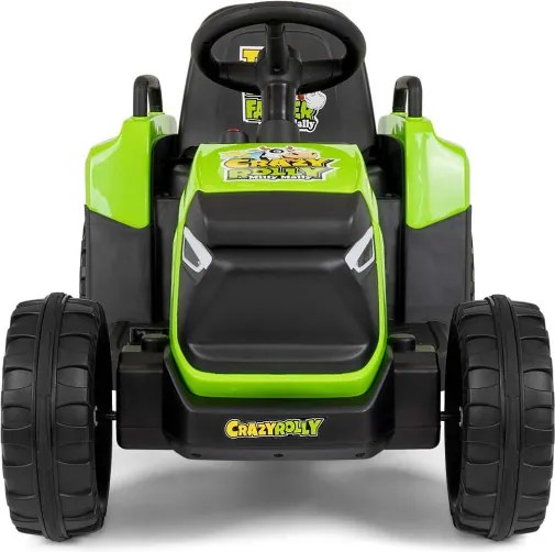 Elektrický traktor s prívesom Rolly zelený