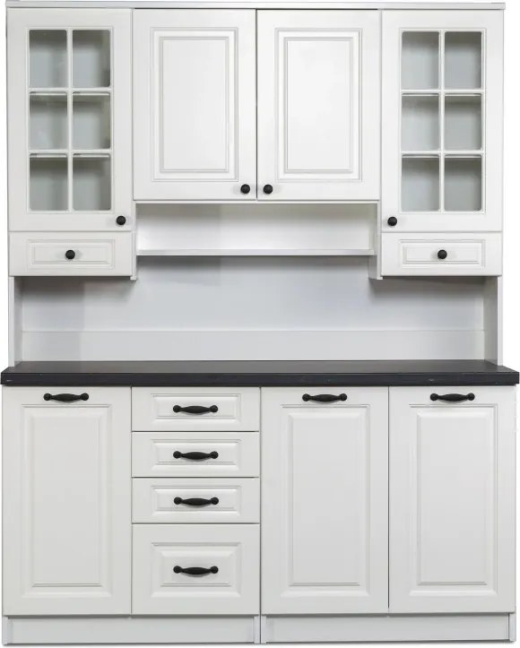 Kredenc 160 LADY biala, biela (doska dub lancelot)