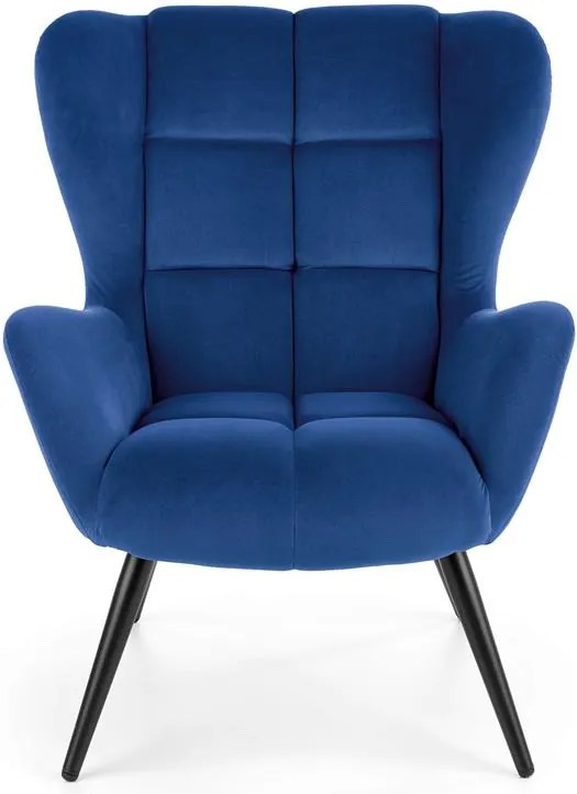 Relaxačné kreslo Tawanna (tmavomodrá). Vlastná spoľahlivá doprava až k Vám domov. 1039531