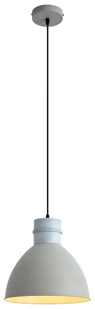 Vidiecka závesná lampa sivá - Dory