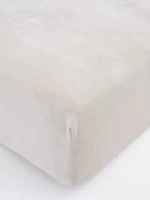 Plachta mikroplyš Deluxe 90 x 200 cm - prírodná